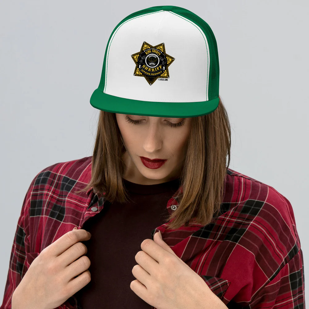 The Walking Dead 15th Anniversary Officer Friendly Trucker Hat - Image 7