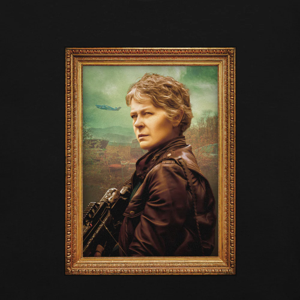 The Walking Dead: Daryl Dixon Carol French Portrait Comfort Colors T-Shirt - Image 2