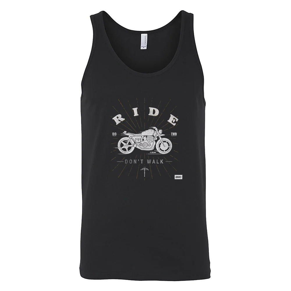 The Walking Dead Daryl Ride Don't Walk Adult Tank Top