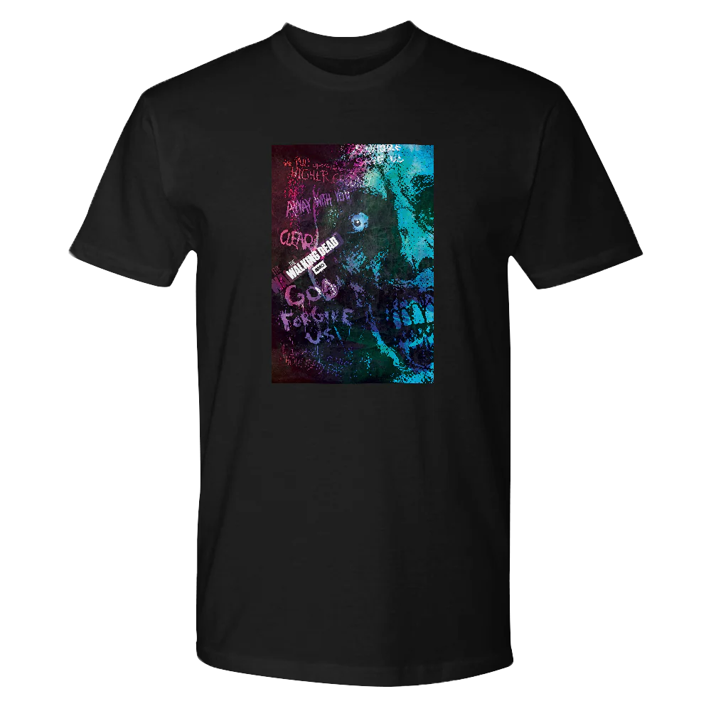 The Walking Dead Graffiti Walker Adult Short Sleeve T-Shirt - Image 2