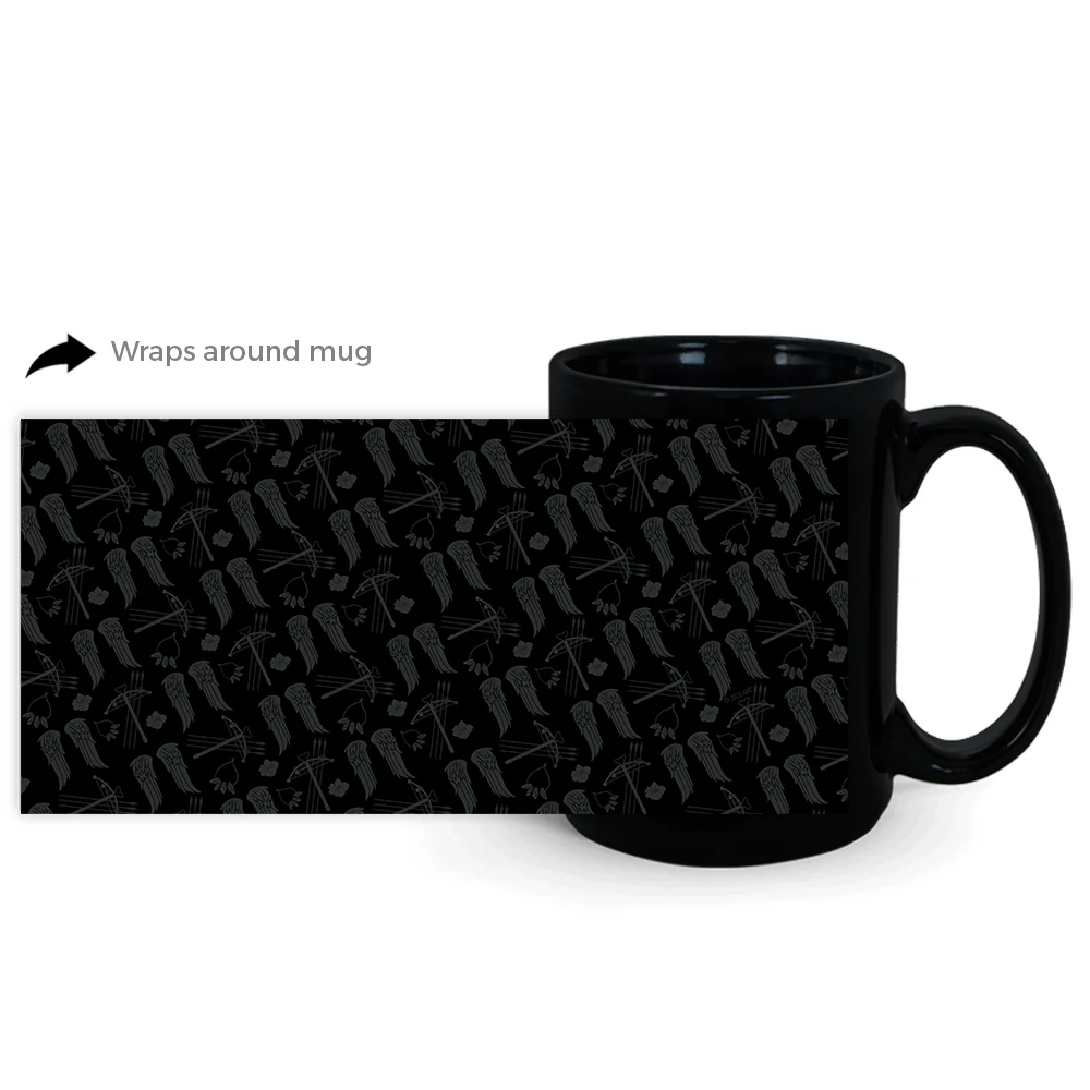 The Walking Dead Icons Black Mug - Image 3