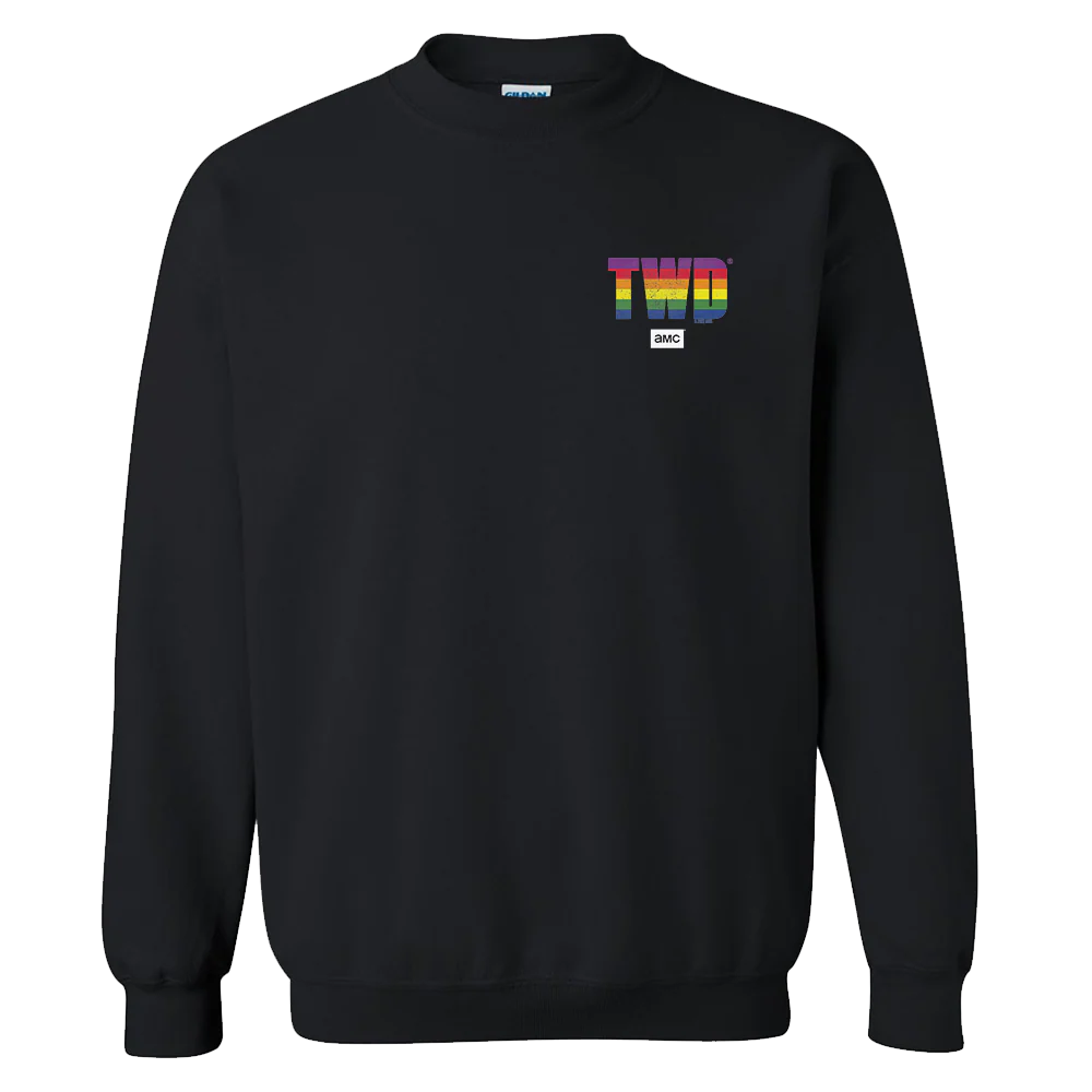 The Walking Dead Pride Icons Stack Fleece Crewneck Sweatshirt