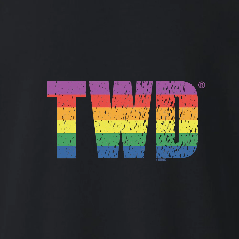 The Walking Dead Pride Icons Stack Fleece Crewneck Sweatshirt - Image 3