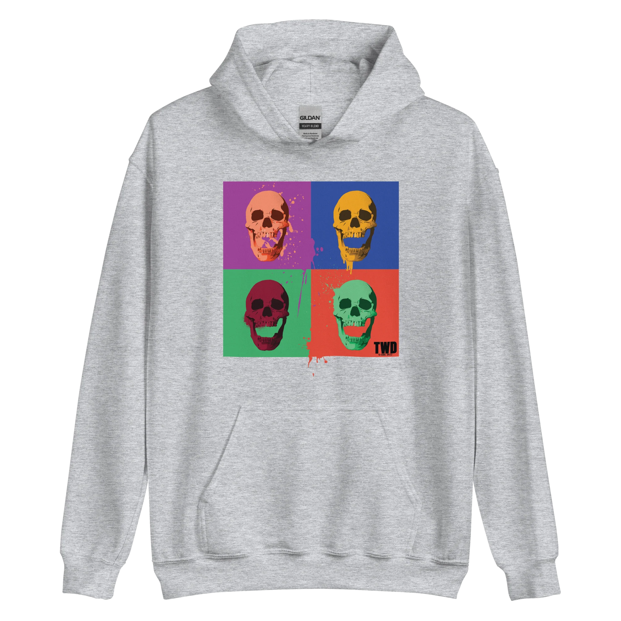 The Walking Dead Skull Pop Hooded Sweatshirt - Image 2