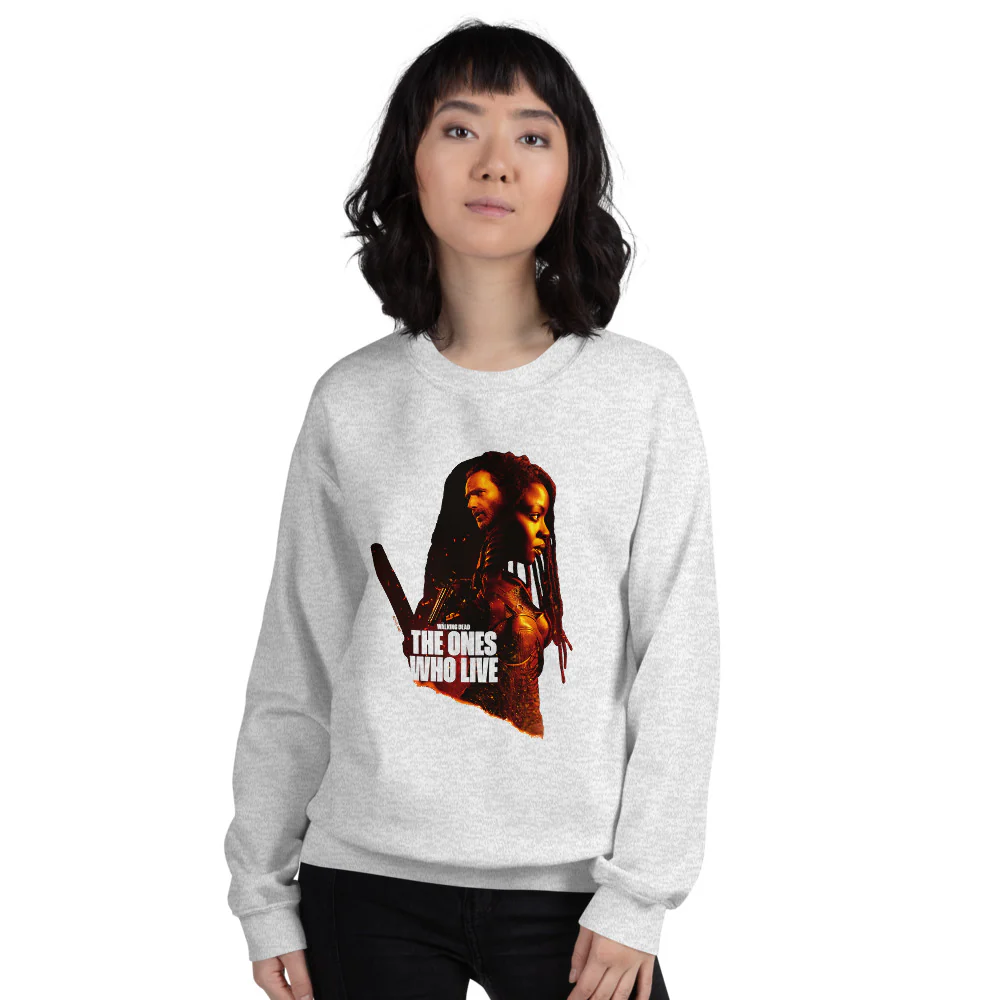 The Walking Dead: The Ones Who Live Michonne Crewneck Sweatshirt - Image 4