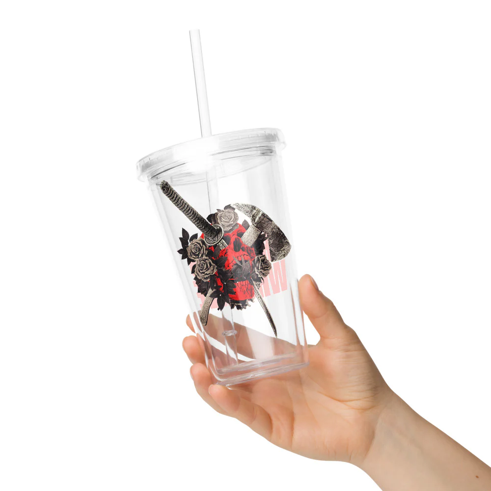 The Walking Dead: The Ones Who Live Skull Clear Tumbler - Image 5