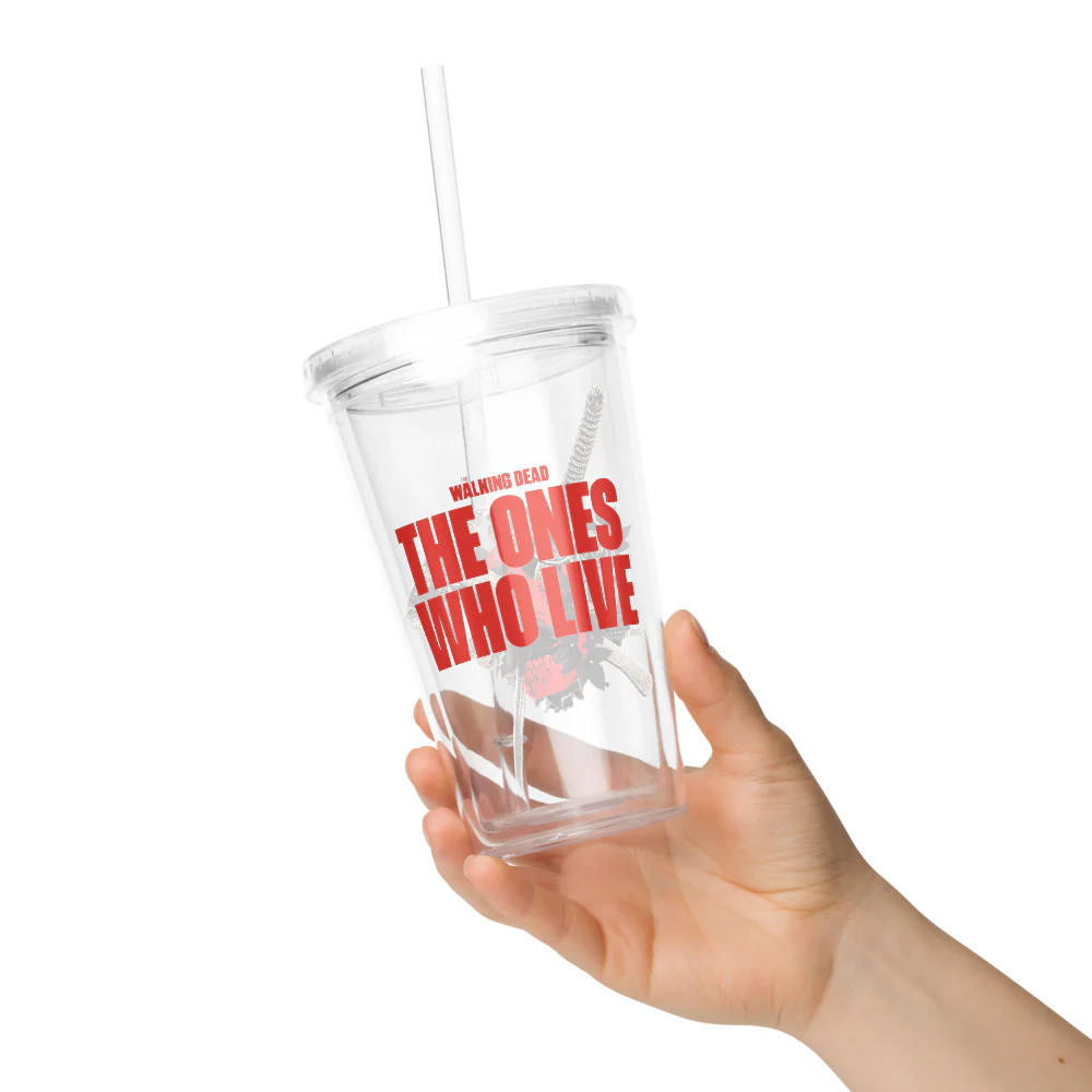 The Walking Dead: The Ones Who Live Skull Clear Tumbler - Image 6