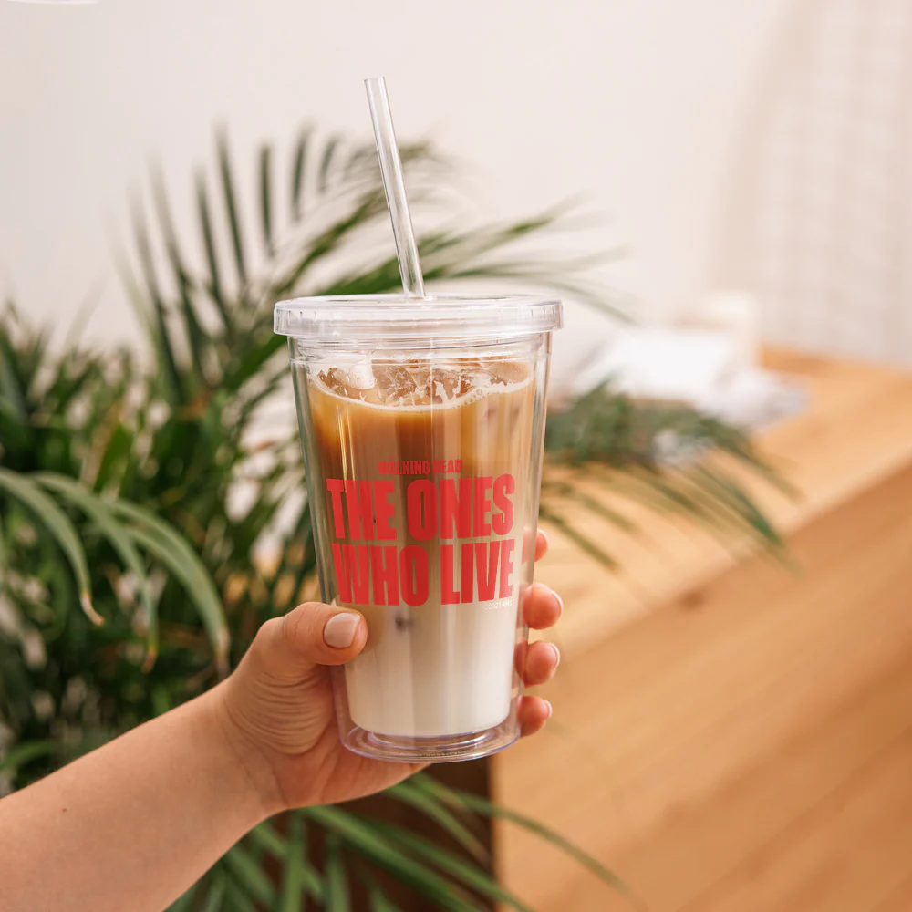 The Walking Dead: The Ones Who Live Skull Clear Tumbler - Image 8